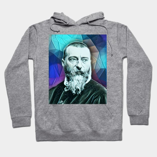 Jean-Baptiste Alphonse Karr Portrait | Jean-Baptiste Alphonse Karr Artwork 6 Hoodie by JustLit